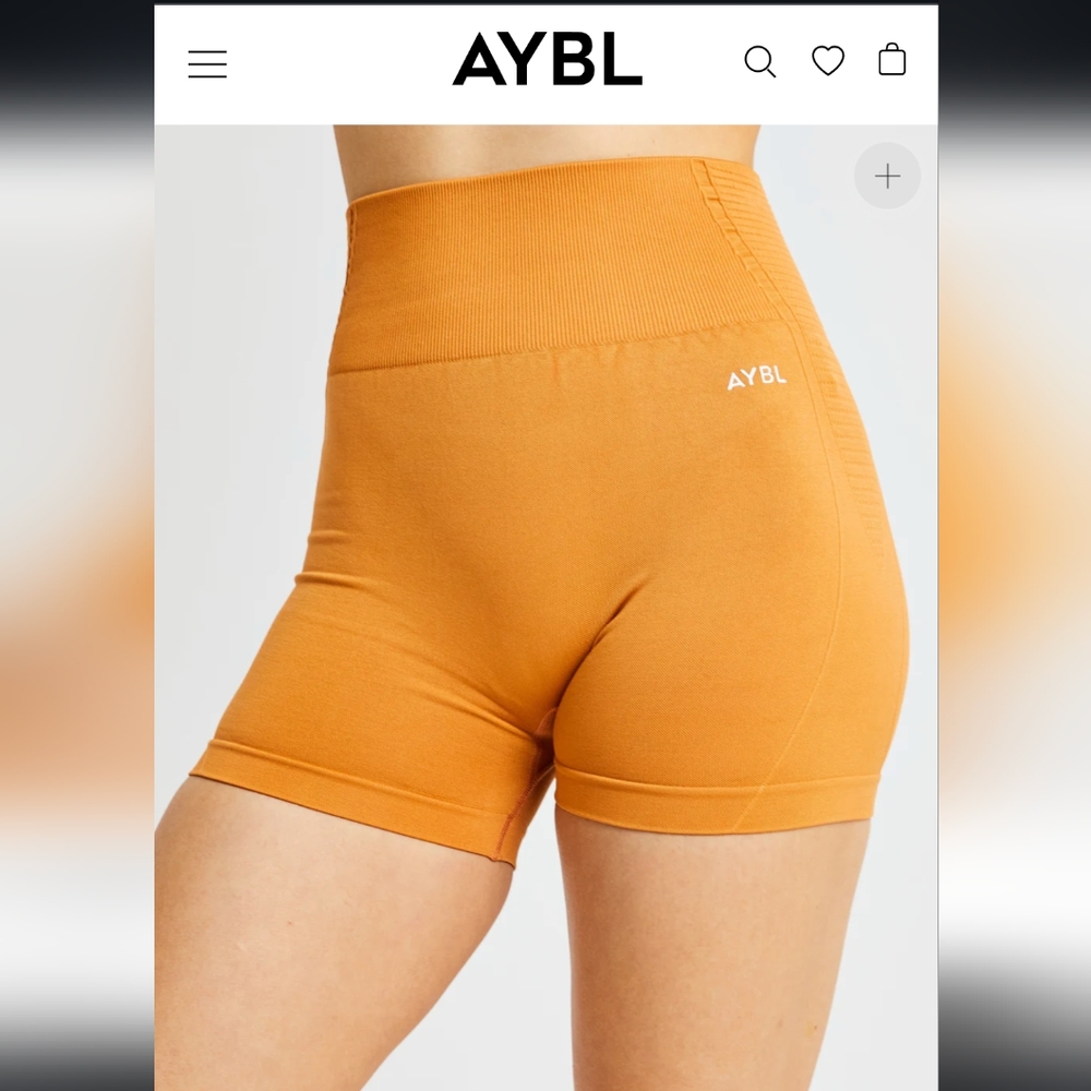 AYBL Gold Balance V2 Seamless Short Size S